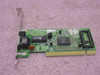Linksys LNE100TX LNE10010 v2.0 PCI NIC — angled top view showing Delta LFE221 chip, main controller IC, RJ-45 port, and PCI gold edge connector