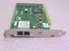 JNI FCE-6410-N long PCI Fibre Channel card front view showing dual RJ45 ports and bracket