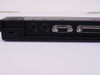 IBM ThinkPad 560 Port Replicator 05K4644 – close-up of left port cluster showing two PS/2 ports and VGA/parallel connectors