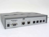 Clarent CPG 101 — rear panel showing DC power jack, RS-232 diagnostic port, WAN Ethernet port, LAN Ethernet port, and 4 RJ-11 analog phone ports