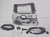 Interior page of AN/UPM-12 Technical Manual showing exploded diagram of the radar test set equipment and accessories