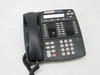 Avaya 4624 IP Telephone 4624D02A-003 HAC — front three-quarter view showing handset, 24 programmable line keys, and LCD display