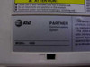AT&T Partner 103D label closeup – shows AT&T PARTNER Communications System branding and Model 103D designation
