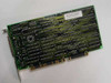 Danpex EN-2010BT ISA NIC — solder side (PCB reverse) showing trace layout and barcode label