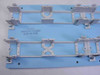 Allen Tel Products GB183A1 Blue Backboard Assembly angled view showing GB89D bracket detail and GB183A1 Backboard Assembly Allen Tel Prod label