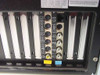 PictureTel S2000 rear I/O panel close-up — ISDN RJ connector, multiple S-Video (4-pin DIN), RCA composite video and audio ports