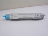 Xerox 016-2001-00 Genuine Cyan Toner Cartridge – left side view showing cyan end cap and part number label