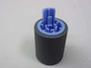 HP RF5-1885-000 roller top-down view showing blue plastic hub splines