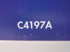 HP C4197A part number label on fuser kit box – close-up of model number
