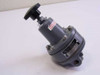 Moore Products Co. Nullmatic 40-7 pneumatic pressure regulator, front-left angle view showing adjustment knob and body
