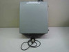 Omron S3S-B10-US Bulk Fill Control Panel — rear view of closed Hoffman A-1614CHQR enclosure with proximity switch cable hanging below