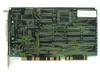 Danpex EN-2000T ISA network card – bare PCB reverse/solder side showing gold-fingered 16-bit ISA edge connector and clean board traces