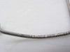 Close-up of cable body stamp reading 202543-002 MFR on the preformed coaxial cable
