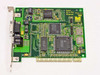 Madge Smart 16/4 PCI Ringnode — component side close-up showing main controller ICs including Madge chipset and oscillator