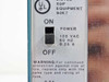 TCL 2110 power switch panel showing ON/OFF toggle, 120VAC 60Hz 0.25A power rating, and UL Listed EDP Equipment 90K7 certification
