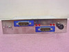TCL Inc 2110-2BDM MP Transceiver – straight-on front panel view showing dual DB15 ports, LED indicators, and module housing