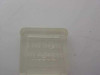 Close-up of Bosch 3842184738 clear plastic snap-in clip with molded Bosch logo and part number embossed on surface