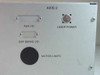 Teletrac VC4027-000-0017 rear panel Axis 2 section showing AUX I/O, DSP Servo I/O, Motor/Limits port, and Laser Power connector