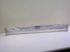 NTA Industries KD1103 Ultracln Series stainless steel rack center bar sealed in plastic wrap, full length view