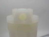 US Filter 150132 plug filter housing — top view showing 2-cap plug configuration on natural polypropylene housing