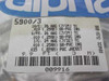 Alpha 5900/3 cable label showing 26 AWG SR-PUC specifications, 9.9 ft length, and barcode