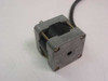 Applied Motion Products 5017-009 Stepper Motor — rear view showing center hole and corner mounting screws