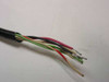 Applied Motion Products 5017-009 Stepper Motor — close-up of bare wire lead ends showing color-coded conductors