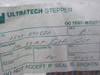 Ultratech Stepper QC Test/Accept label showing part number 0509-290800, Rev B1, description CBL 32 Bit Intfc Test, date 9/4/93