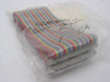 Ultratech Stepper 0509-290800 50-conductor rainbow ribbon cable folded and sealed in clear bag, rear view