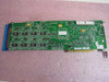 AudioCodes TrunkPack-100 VoIP Card – full board view showing CM chipset array and PCI edge connector on pink anti-static foam