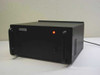 General Technology International HD-244.8-A power supply — front view showing black chassis, power indicator LED, and rocker switch