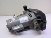 Magnetek 8-158964-02 Century AC Motor mounted to air pump head — left side and top view showing motor body and pump assembly