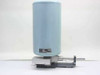 Link Systems ETEC A/S cryogenic LN2 Dewar detector assembly – side view showing data plate and linear slide mount