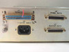 Fairchild Data RS101 rear panel close-up – J1 Remote DB-37, J6 115VAC 60Hz IEC inlet, J2 Prime Data and J7 Backup Data D-Sub connectors