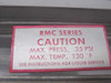 Dwyer Instruments RMC Series .1-1.0 Max. Press 35 PSI Max Temp 130F