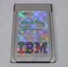 IBM 92G9352 PCMCIA Token-Ring Auto 16/4 Credit Card Adapter – front holographic label with IBM logo and Token-Ring branding