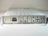 Scientific Atlanta 414 Video Receiver front view in 19-inch rackmount frame with all plug-in modules installed