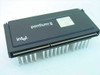 Intel Pentium II 350MHz Slot 1 processor – top view showing Intel and Pentium II branding with attached aluminum heatsink