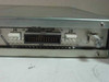 Wegener 1602 RX Mainframe – close-up of rear left section showing J2, J3, J4 multi-pin and ribbon connectors with BNC port