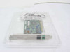 Gateway 6001761 56K PCI fax modem card sealed in clamshell packaging with phone cable, angled front view