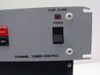 Varian VJW2731A5 – right side of front panel showing FUSE ALARM indicator, POWER switch, and CHANNEL TUNER CONTROL label