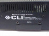 CLI SpectrumSaver bottom panel showing 'Manufactured in USA by CLI Compression Labs Incorporated' label and DATA port