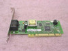 HP 5187-3432 PCI modem card angled view showing board components and PCI edge connector
