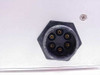 Varian 057513-05 700W TWT Power Supply – close-up of 5-pin circular connector on chassis panel