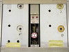 LNR UC6-D1 interior detail showing switchover relay assembly with Normal/Cross selector, CH1/CH2 indicators, and tune adjustment points with handwritten notes