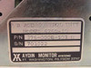 Aydin Monitor 6260-10 rating plate label showing model 6260-10, P/N 376-0008-503 H, S/N 701022, Aydin Monitor Systems, Ft. Washington PA