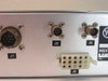 Varian VJC6767D8T7 Switch Control – close-up of rear connectors J1 (multi-pin circular), J2, J3 (BNC-style), and J5 (rectangular multi-pin)