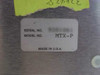 Black Box FT1-4 MTX-P model label showing Model No. MTX-P and Made in USA marking