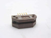 HP QEDS-9500 rotary position encoder — opposite side view showing optical aperture slot and model marking on housing