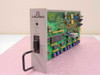 Scientific Atlanta Model 750 ATIS Subcarrier module – front panel and PCB angled view showing RS-232 port, SC/LCL switch, and STATUS/INDICATOR LEDs